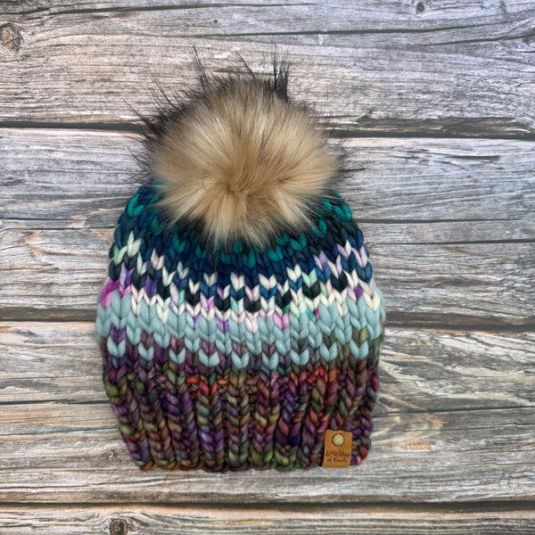 Chunky Beanie - Fair Isle