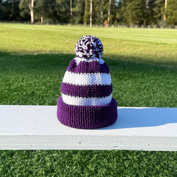 FREEMANTLE Footy Beanie - Newborn to 1 yr