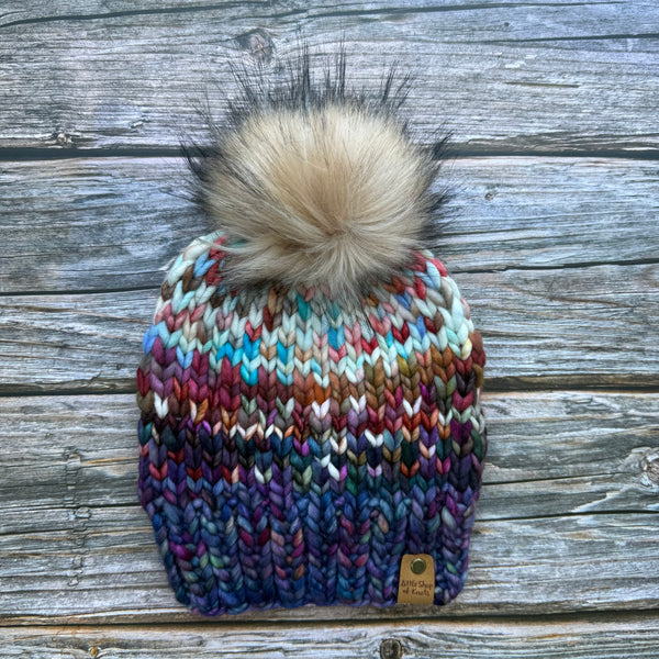 Chunky Beanie - Fair Isle