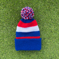 WESTERN BULLDOGS Footy Beanie - Child up to ~12yrs