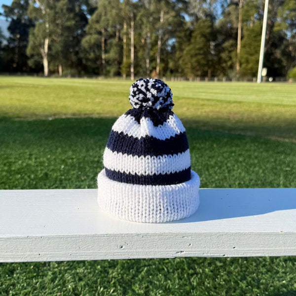 GEELONG Footy Beanie - Newborn to 1 yr
