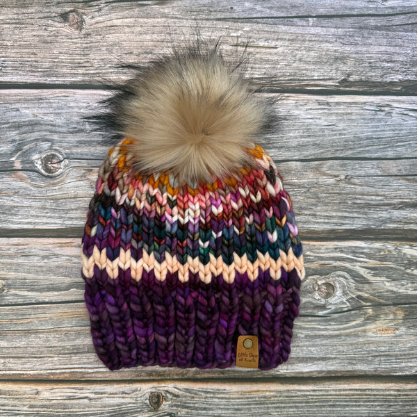 Chunky Beanie - Fair Isle