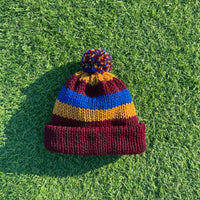 BRISBANE LIONS Footy Beanie - Newborn to 1 yr