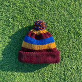 BRISBANE LIONS Footy Beanie - Newborn to 1 yr