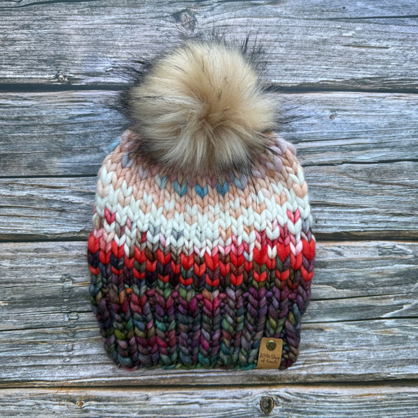 Chunky Beanie - Fair Isle