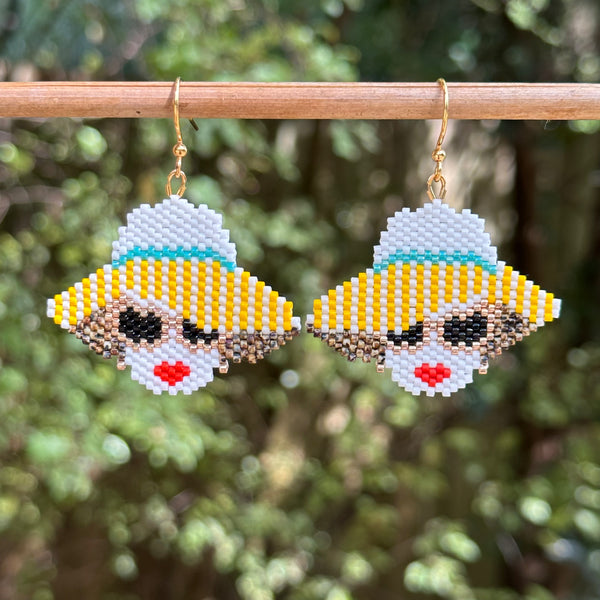 Hama 2025 beads earrings