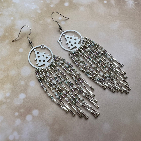 Festive Beaded Earrings